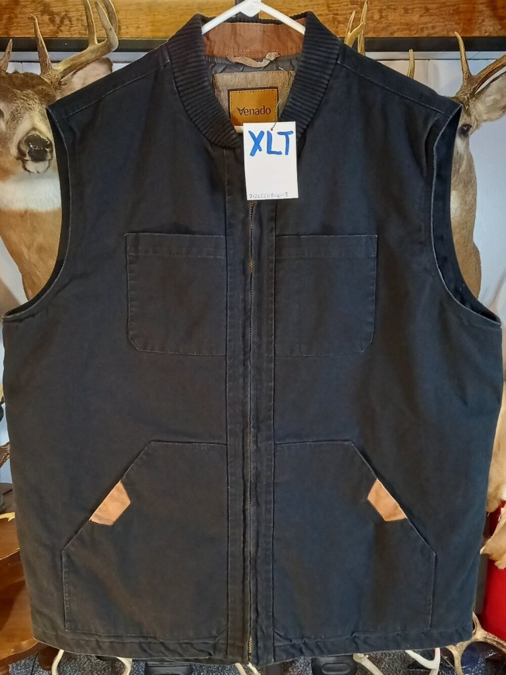 Concealed Carry Canvas Vest - Black | XLT - Picture 2 of 6